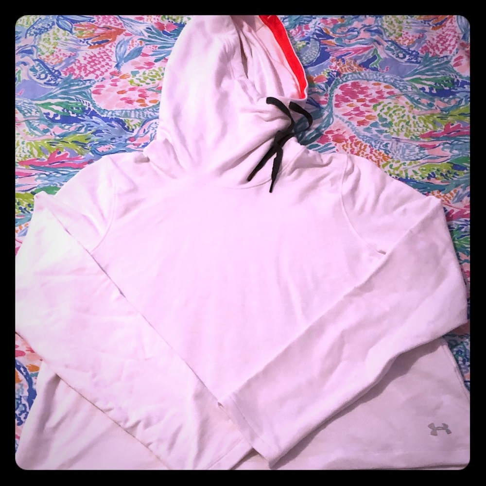 Under Armour cropped and funnel neck sweatshirt